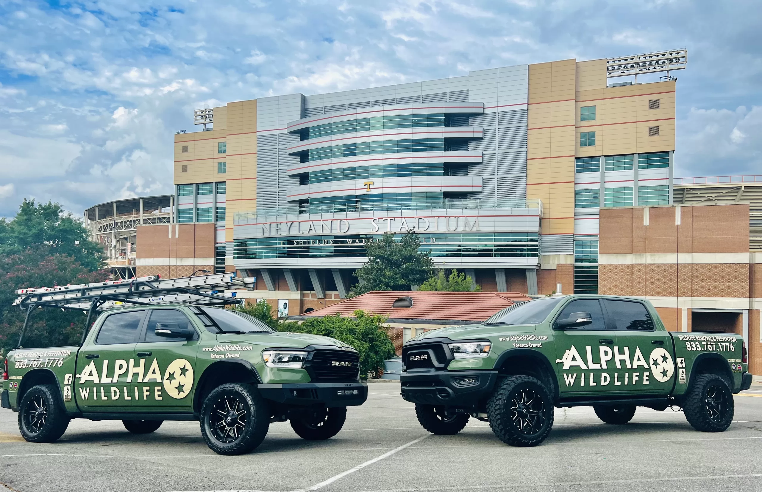 Alpha Wildlife Removal Knoxville Trucks