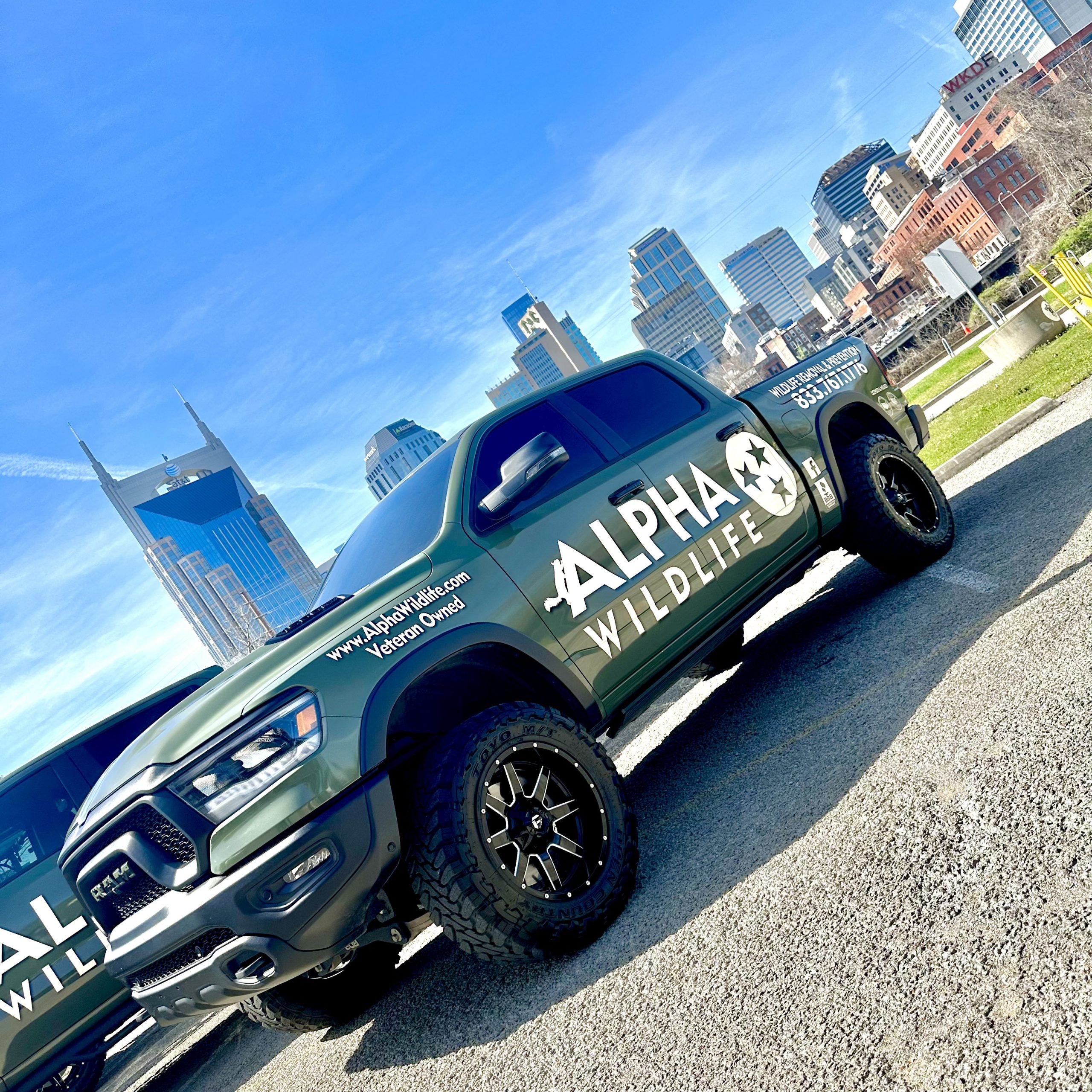Alpha Wildlife Removal Nashville Trucks