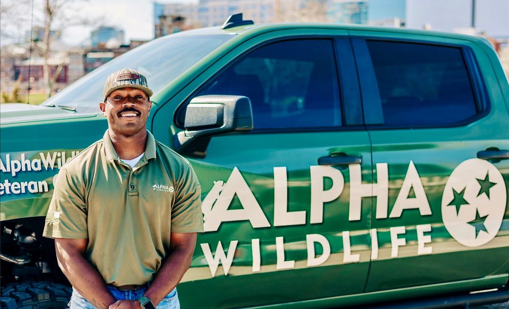 Alpha Wildlife Truck in Memphis Alpha Wildlife Truck in Memphis