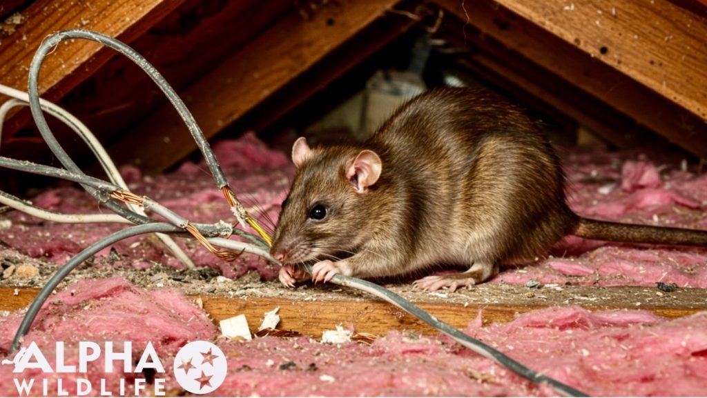 mouse chewing on wires in an attic in memphis