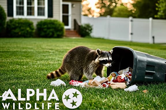 signs of raccoon in the house