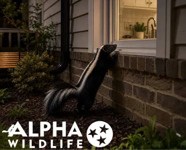 skunks infestation problems